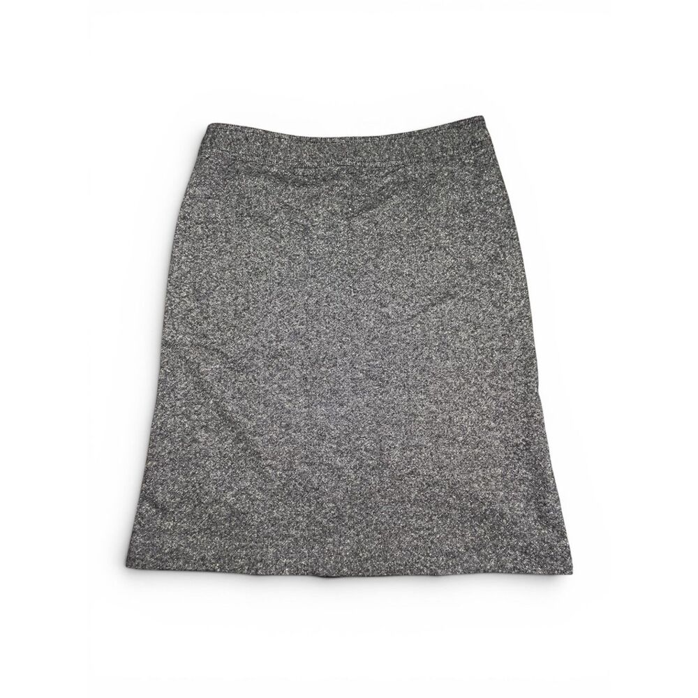GAP Womens Size 12 Gray Wool Blend A-Line Skirt Lined Career Office